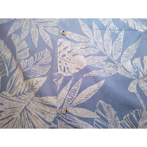 Kahuku Mens VTG Hawaiian Palm Shirt Short Sleeve 100% Cotton All over Print XL - Picture 5 of 5